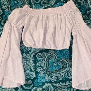 Off the shoulder Crop top